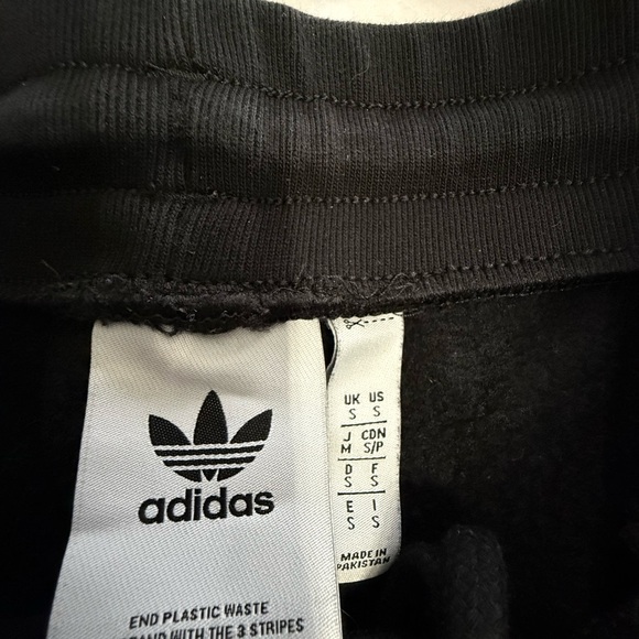 Adidas Kids Black Joggers with Logo - Picture 2 of 2